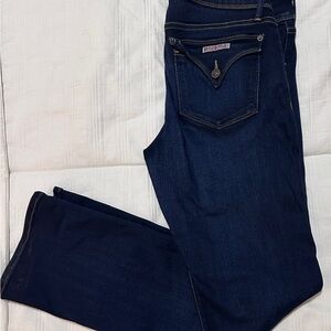 Hudson Jeans Dark Blue Straight Leg Women's Jeans
